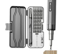 Destornillador Eléctrico Compacto,Kit Mini Destornillador Portátil | Destornillador Inalámbrico Recargable Multiuso Para Senderismo Camping DIY Automóvil Electrónica Emergencias