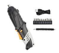 Destornillador eléctrico, controlador inalámbrico recargable de 3,6 V con batería de iones de litio de 1300 mAh, 3,5 N·para par M, carga USB y luz integrada