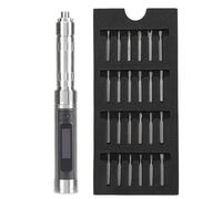 Destornillador eléctrico de Gearwell, destornillador inalámbrico, kit de destornillador eléctrico con pantalla de diodo emisora de luz orgánica mini destornillador de potencia