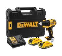Destornillador eléctrico DEWALT DCD708D2T-QW sin escobillas 65 Nm batería 18 V