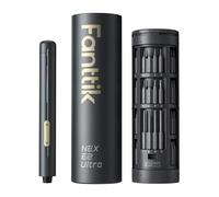 Fanttik Destornillador eléctrico E2 Ultra Mini, destornillador inalámbrico, máximo 0,6 N·m, 50 puntas magnéticas, hexagonal de 4 mm, almacenamiento magnético, herramienta de reparación para