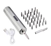 Destornillador eléctrico inalámbrico de 3 Nm de 3,7 V con batería de 2000 mAh y destornillador recargable de punta de acero versátil