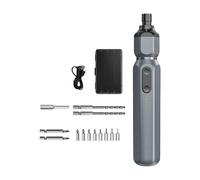 Destornillador eléctrico inalámbrico recargable, herramienta eléctrica precisa, taladro pequeño para reparación de computadoras al aire libre, destornillador eléctrico portátil