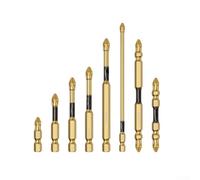 Destornillador magnético de 25150 mm, cabeza de acero de aleación con absorción de par y revestimiento de fosfatación negro resistente a la corrosión para un ajuste eficiente del tornillo (90 mm)