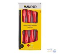 Destornillador Maurer Serie 7 Pz Mod Profesional Mango Bicomponente
