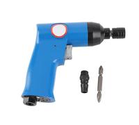 Destornillador neumático de 1/4 de pulgada, herramienta con forma de pistola, empuñadura de embrague, destornillador reversible, herramienta eléctrica industrial de alta velocidad