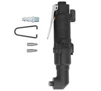 Destornillador neumático de 90 grados, destornillador neumático de ángulo recto, diseño integrado reversible de acero de aleación de 1/4 pulg. con alto par de torsión 25 N·m, para (Estilo