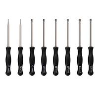 - Destornillador para carburador Pac Man/D/doble D/estriado de 21 dientes/estriado de 7 dientes/hexagonal; destornillador para motores pequeños de dos tiempos (set de 6)