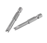 Destornillador Snake Eye 6 x 3 x 2 5 piezas S2 de acero aleado 50 mm Longitud 1/4 Juego de puntas para destornillador magnético en forma de U con vástago hexagonal