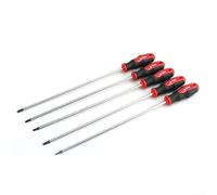 Destornillador Torx de 400 mm, punta magnética extra larga para atornillar con precisión, herramienta de reparación del hogar, mango de goma ergonómico de acero al cromo vanadio, 1 unidad