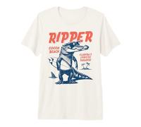 Destripador Cocodrilo Surfista Florida Cocoa Beach Camiseta Premium