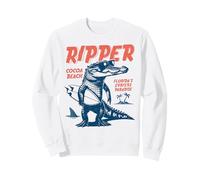 Destripador Cocodrilo Surfista Florida Cocoa Beach Sudadera