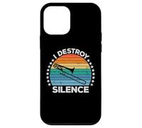 Destroy Silence Brass Instrument Trombone Player Trombonist Carcasa para iPhone 12 Mini