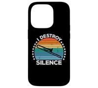Destroy Silence Brass Instrument Trombone Player Trombonist Carcasa para iPhone 14 Pro