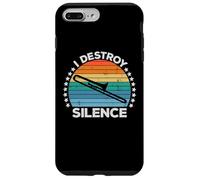 Destroy Silence Brass Instrument Trombone Player Trombonist Carcasa para iPhone 7 Plus/8 Plus