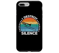 Destroy Silence Brass Instrument Trombone Player Trombonist Carcasa para iPhone 7 Plus/8 Plus