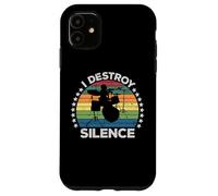 Destroy Silence Percussion Instrument Drummer Percussionist Carcasa para iPhone 11