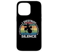 Destroy Silence Percussion Instrument Drummer Percussionist Carcasa para iPhone 14 Pro MAX