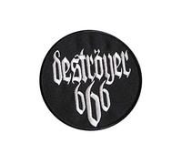 Destroyer 666, Black Metal, Death Satan. Oculto, Thrash Desaster, Auro Noire, Absu, Mayhem, Sodoma, Possessed Bordado Hierro en Apliques Accesorio de recuerdo