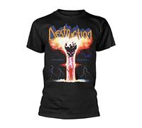 Destruction Camiseta Infernal Overkill Band Logo Nuevo Oficial Hombre Negro Talla S