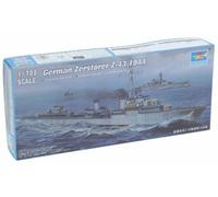 Destructor Alemán Z-43 1944 Barco De Guerra Kit De Plástico Modelo 1:700