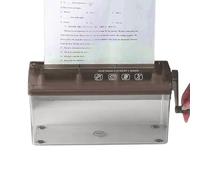 Destructor de papel manual - Máquina de corte mecánico de hojas, destructor đe archivos de escritorio portátil, herramienta de seguridad de la información, cortador de papel manual personal |