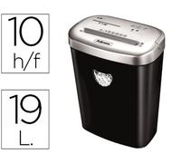 Fellowes 53C triturador de papel Corte cruzado 22 cm Negro
