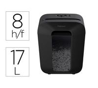 Destructora De Documentos Fellowes Lx-45 Capacidad De Corte 8 Hojas P4 Destruye Grapas Clips Y Tarjetas