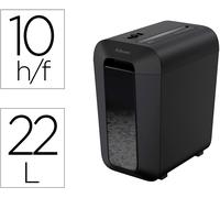 Fellowes LX65 triturador de papel Corte cruzado 4 cm Negro