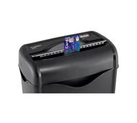 Destructora De Documentos Q-Connect Kf17970 Capacidad De Corte 6 H Destruye Grapas Clips Y Tarjetas Papelera 14L