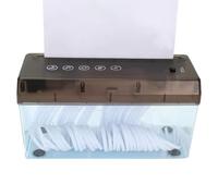 Destructora de Papel, Mini Destructora, Portátil USB Eléctrica Automática con Abridor de Cartas, Papelera, Corte en Tiras para A6, A4 Plegado, Documentos, Correo, Hogar Oficina Colegio(A4)