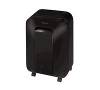 Destructora Fellowes LX201 Negra - corte en partículas 2x12mm - papelera 22L - seguridad P-5 - destruye grapas/T.credito/clips
