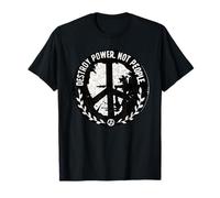 Destruir el poder, no la gente, activista, arte por la paz Camiseta