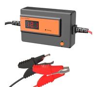 Desulfatador de batería, mantenedor de batería para coches, camiones, motocicletas, ATV, barcos, RV, ajuste automático (400 AH naranja, 12-48 V)