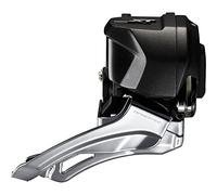 SHIMANO COMPONENTES Deore XT Di2 Desviador Delantero, Unisex - Adultos, Negro, Doublé