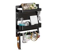 Desventajas del distrito nocturno - clips de cable de pared estéticos y ganchos, organizador decorativo moderno | Estante de almacenamiento minimalista compacto duradero dormitorio, funcional y