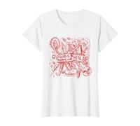 Desventuras Oficiales de Pierce The Veil Camiseta, Mujer, Blanco, 3XL