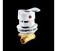 Desviador 1 Salida VíA Rosca Tornillo/IntubacióN Grifo Ducha LatóN FríO y Caliente Mezclador Agua FríA TamañO Orificio 50-55mm, NúCleo VáLvula CeráMica, Manija úNica (Intubación 2)