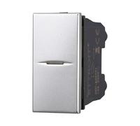 Desviador axial 1P 16 A unipolar, compatible con Bticino Axolute (gris)