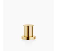 Desviador bidireccional Dornbracht para instalación en el borde de la bañera o en el borde del azulejo, desviador automático para bañera/ducha, 29140979-28, Color: latón cepillado