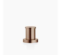 Desviador bidireccional Dornbracht para instalación en el borde de la bañera o en el borde del azulejo, desviador automático para bañera/ducha, 29140979-42, Color: bronce cepillado
