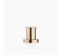 Desviador bidireccional Dornbracht para instalación en el borde de la bañera o en el borde del azulejo, desviador automático para bañera/ducha, 29140979-46, Color: Champán cepillado
