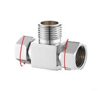 Desviador de agua de tres vías Conector uno en dos hacia fuera para accesorios de tubería de cuatro vías Adaptador de fontanería general (A-5)