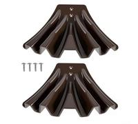 Desviador de bajante de 2 piezas hecho de material duradero para una gestión eficiente del agua de lluvia (negro)