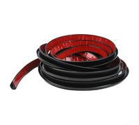 Desviador de canalón en forma de J basado en TPE para coches, caravanas y barcos que se adhiere directamente a superficies planas limpias sin sujetadores (1 m)