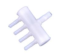 Desviador de Gas y oxígeno 8-5mm, 2~20 cabezales, manguera for tanque peces acuario, bomba aire, distribuidor oxigenación, conector drenaje poroso(8 To 5mm 1-2 Heads,5 Pieces)