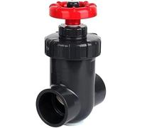 Desviador de grifo， 1 válvula de compuerta UPVC, esclusa PVC con control flujo preciso(Deep Grey,40mm)