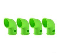 Desviador de liberación de vapor de silicona para ollas a presión y ollas arroceras, tubo verde para proteger los gabinetes del vapor caliente, paquete de 4 (verde)