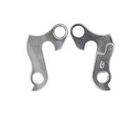 Desviador de metal resistente, montaje de patilla, adaptador de engranajes de bicicleta plateado, piezas