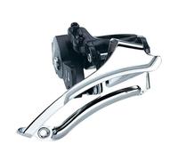 Desviador delantero microSHIFT Mezzo de 7/8 velocidades, triple 42/34/24T, abrazadera de banda de 31,8/34,9 mm, compatible con Shimano
